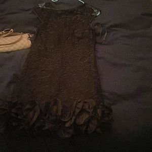 Jessica Simpson lace dress with black slip - 2 piece